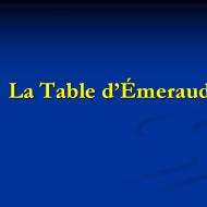 La Table d'Émeraude