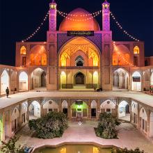 Mosquée et médersa Âgha Bosorg, Kâshân, Iran