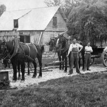 1940 - Retour à la ferme Quesnel