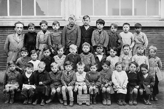 1951 - Classe de garçons de M. Serre