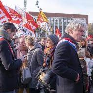 Nicolas Langlois, maire et Sébastien Jumel, député