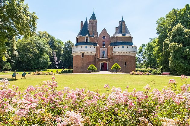 Arrivée au château