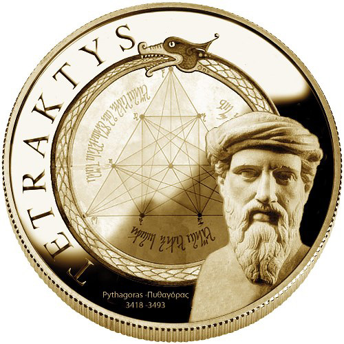 Pythagore, Tétraktys et Ouroboros