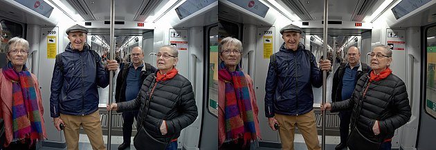 Dans le métro de Barcelone