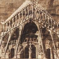 La Passion, dessin de Gaudí, 1911