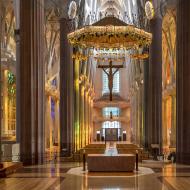 Le chœur vu du presbytère