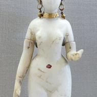 Ishtar, albâtre, rubis et or. Nécropole Hillah, Babylone