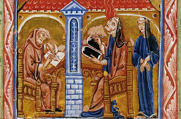 Hildegard von Bingen dans le Livre des Œuvres divines