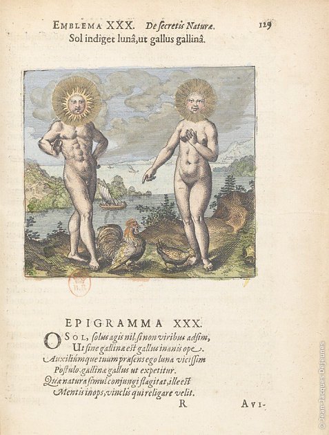 Emblème XXX, Atalanta Fugiens, Michael Maier, 1617