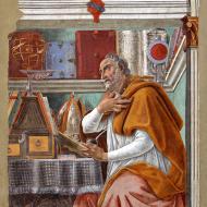 Saint Augustin par Sandro Botticelli
