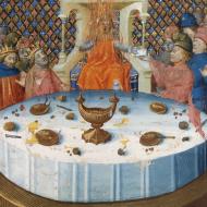 Le châtiment de Brumant-l'Orgueilleux. BnF, Lancelot du Lac