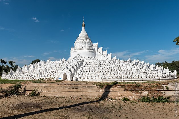 La Paya Hsinbyume, résidence de Thagyamin, roi des Nat. Mingun, Birmanie