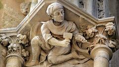 Le tailleur de pierre. Cathédrale Notre-Dame-de-Paris