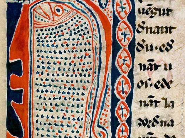 Enluminure de la Bible Cathare en Occitan
