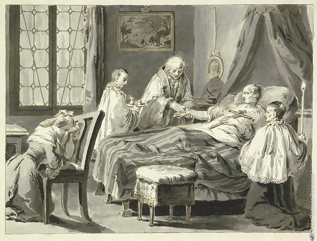 L'Extrême-onction, Pietro Antonio Novelli, 1779