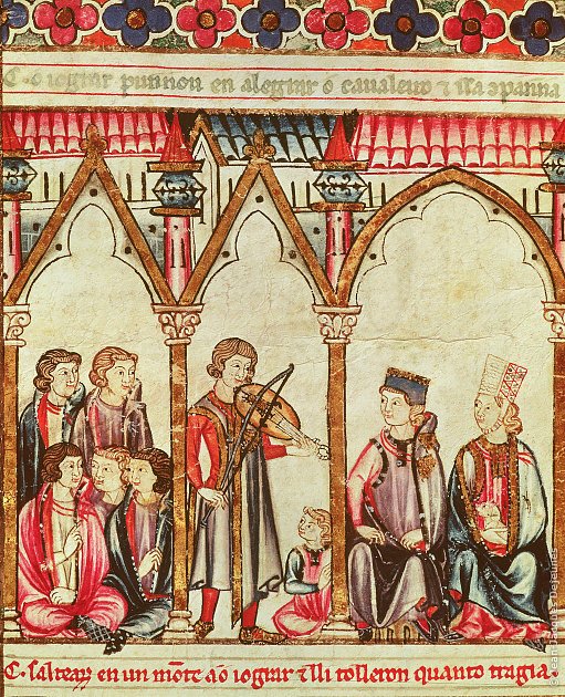 Groupe de troubadours, Cantigas de Santa Maria