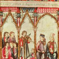 Groupe de troubadours, Cantigas de Santa Maria