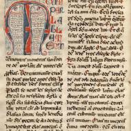 Bible Cathare en Occitan, première page de l'Épître de Paul aux Hébreux. Lyon