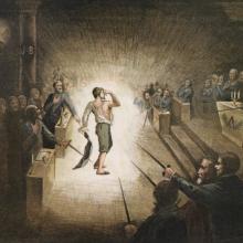 La "Grande Lumière", lithographie couleur, 1840