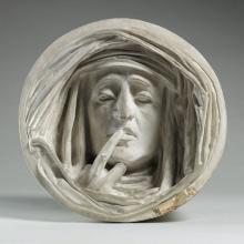 Le Silence, médaillon. Musée Bonnat-Helleu, Bayonne