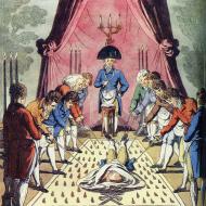 Estampe aquarellée du type de Gabanon,1812