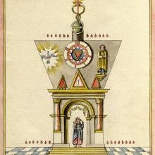 Tableau de loge du Chevalier du Soleil, GLNF