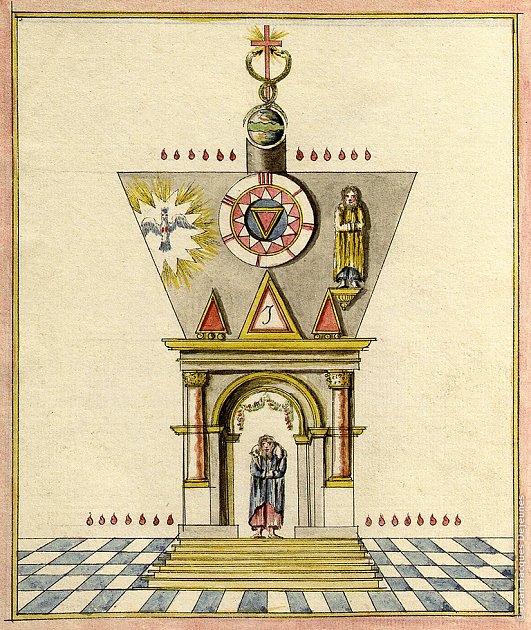Tableau de loge du Chevalier du Soleil, GLNF