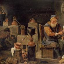L'alchimiste, David Teniers II, dit le Jeune (1610-1690)