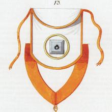 Décor du 13° Degré, Tuileur du Frère Gatschet de Bellevaux