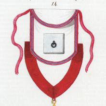 Décor du 14° Degré, Tuileur du Frère Gatschet de Bellevaux