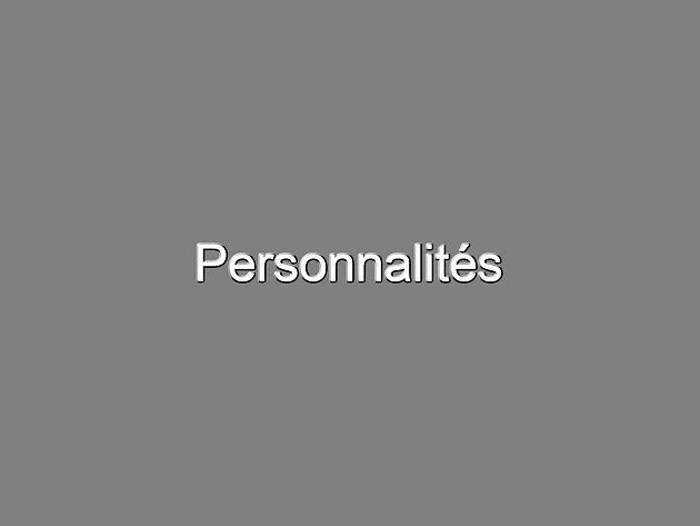 Personnalités