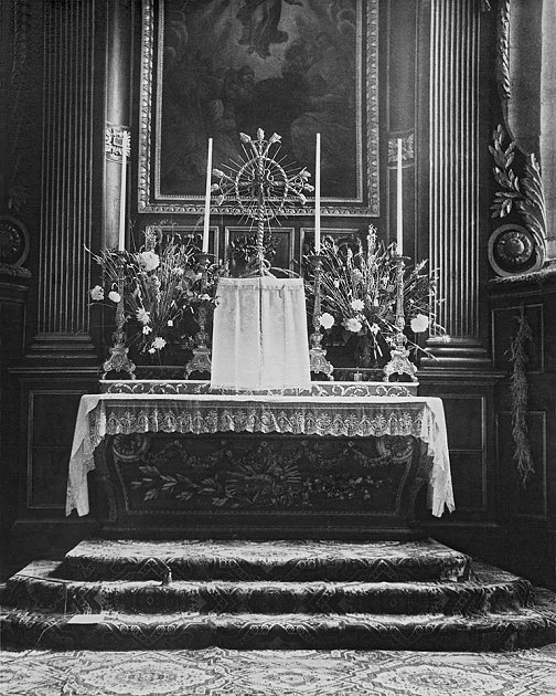 1957 - Fête dela moisson à l'église